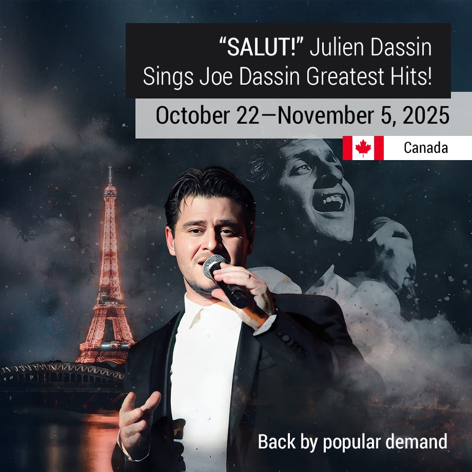 Julien Dassin SALUT! Tour Poster